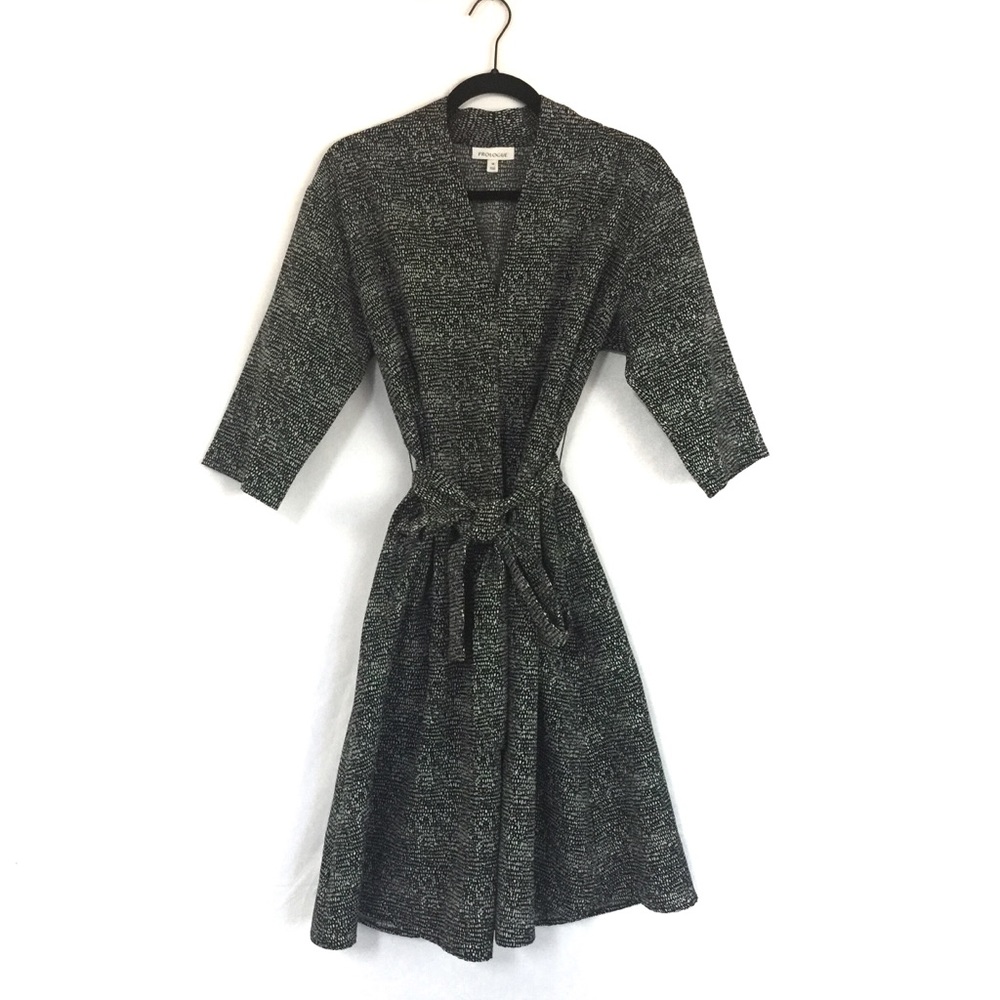 Prologue Target Women’s dress Black Dot print Sz M